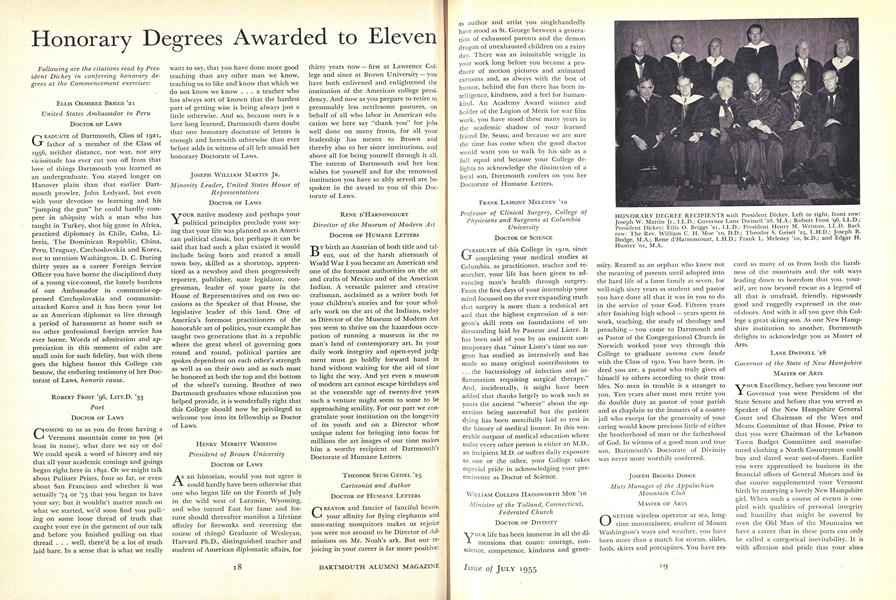 Honorary Degrees Awarded to Eleven