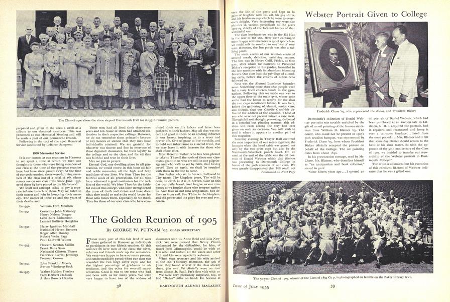 The Golden Reunion of 1905