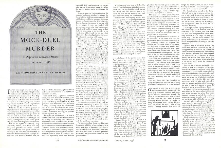 THE MOCK-DUEL MURDER
