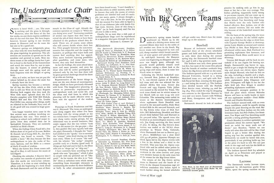 The Undergraduate Chair