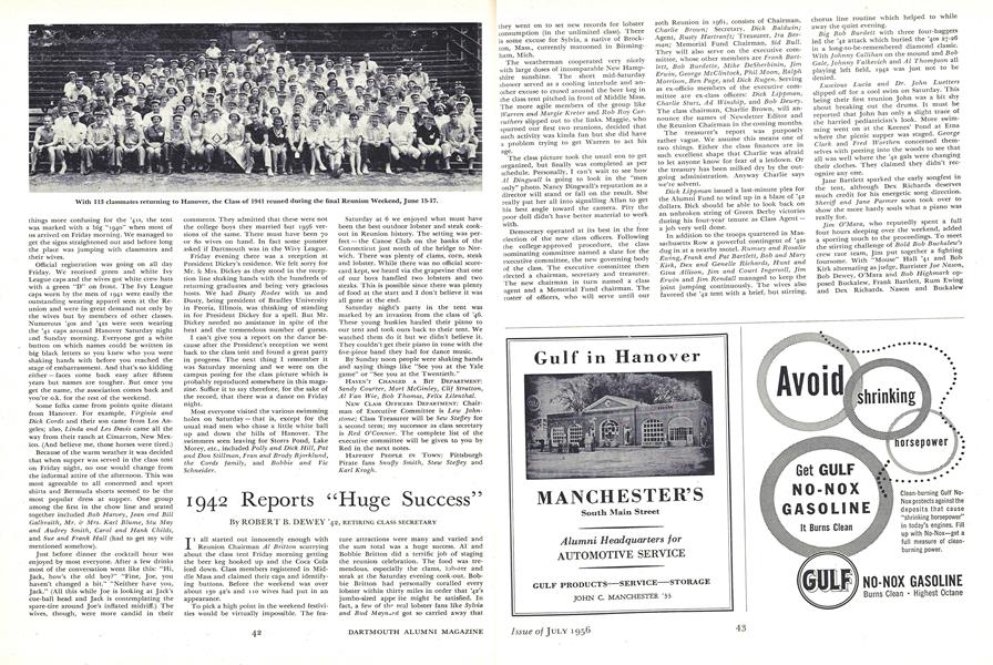 1942 Reports "Huge Success"