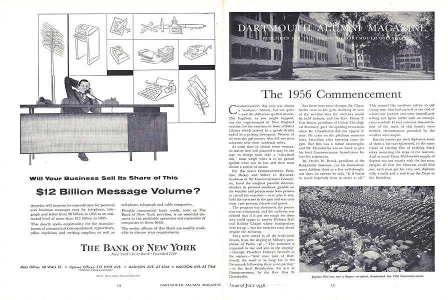 The 1956 Commencement