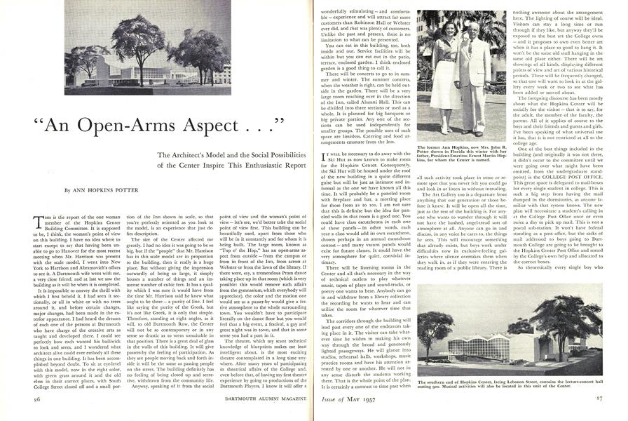 "An Open-Arms Aspect ..."