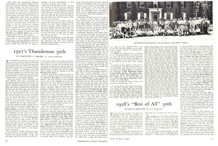 1927's Thunderous 30th