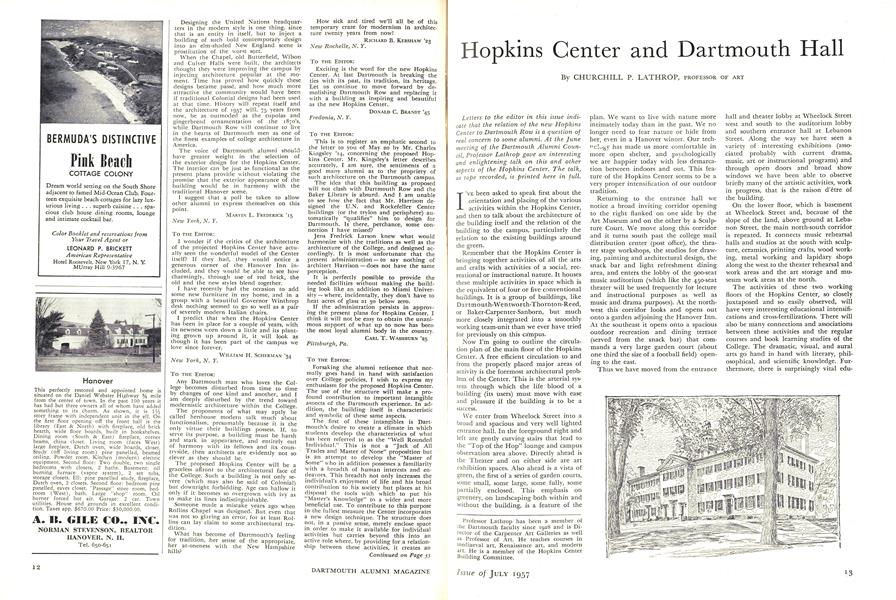 Hopkins Center and Dartmouth Hall