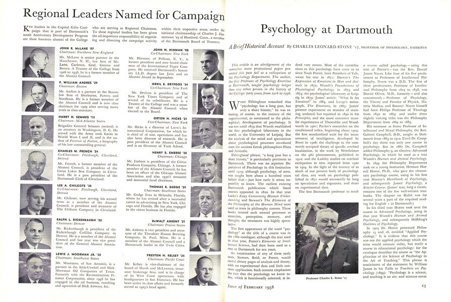 Psychology at Dartmouth