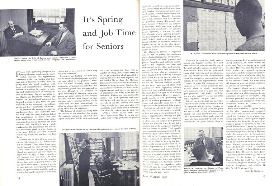 It's Spring and Job Time for Seniors