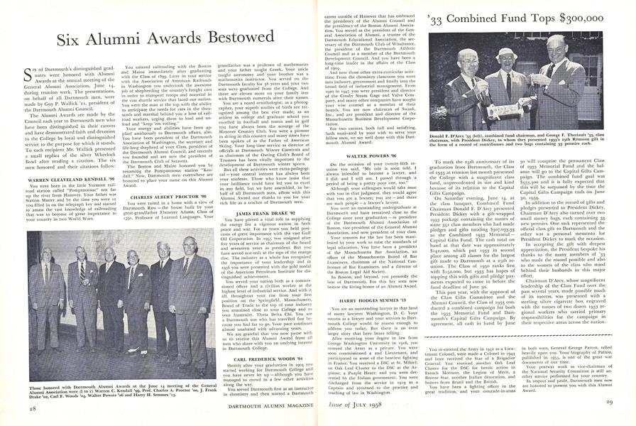 '33 Combined Fund Tops $300,000