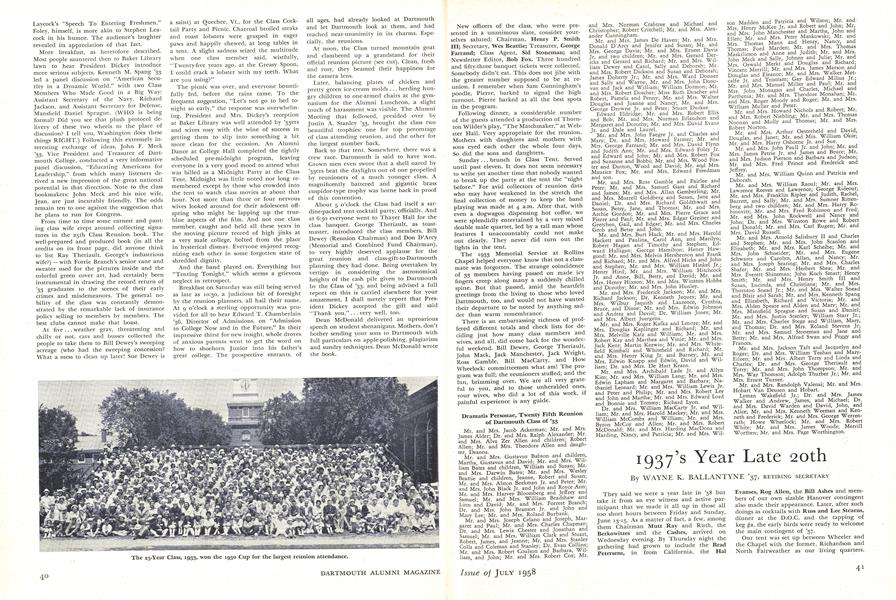 1937's Year Late 20th