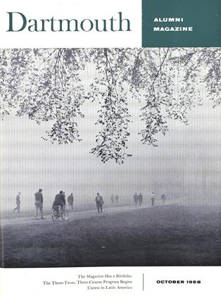 OCTOBER 1958 | Dartmouth Alumni Magazine