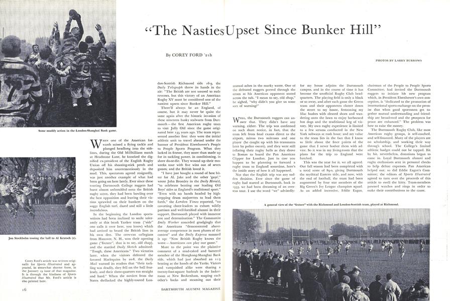 "The Nasties Upset Since Bunker Hill"