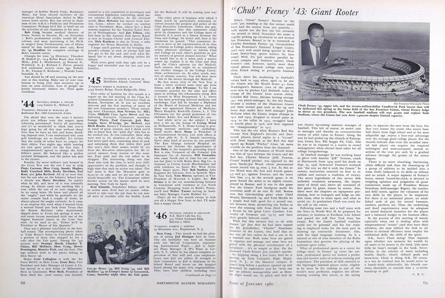 "Chub" Feeney '43: Giant Rooter