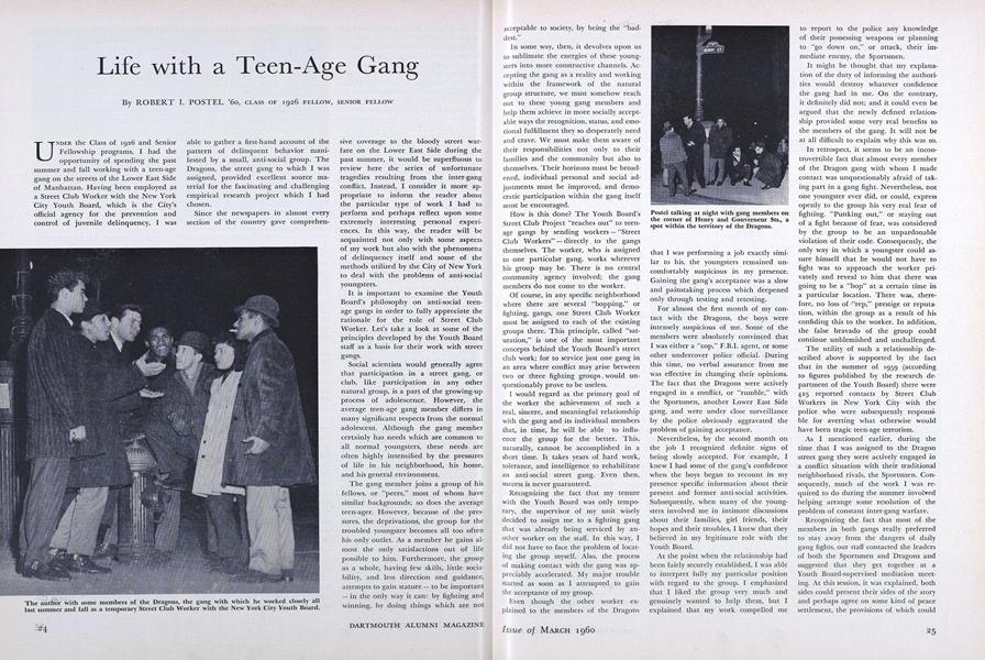 Life with a Teen-Age Gang
