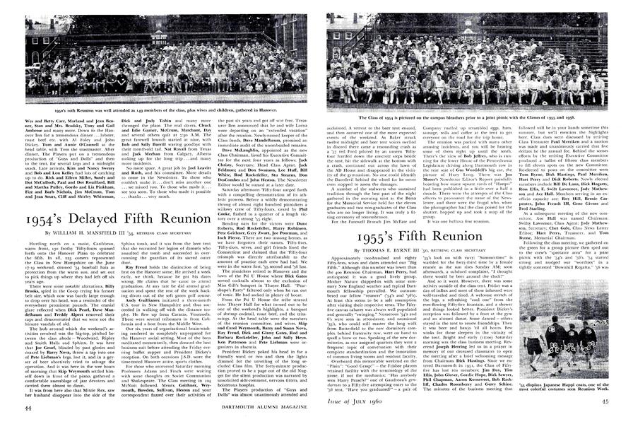 1956's Advanced Fifth Reunion: CLASS SECRETARY