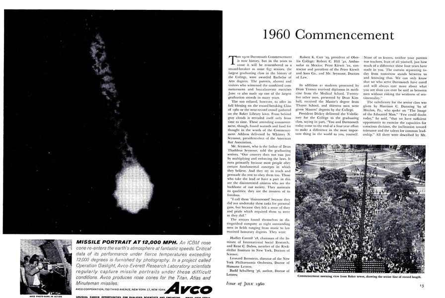 1960 Commencement