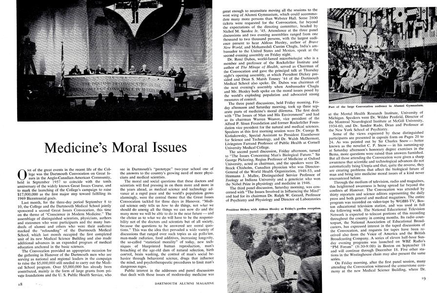 Medicine's Moral Issues