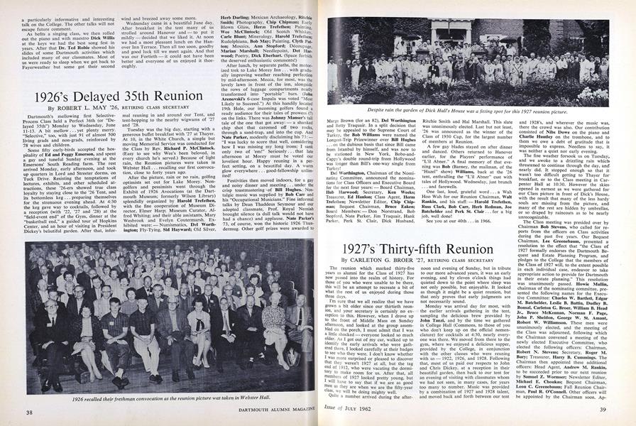 1927's Thirty-fifth Reunion