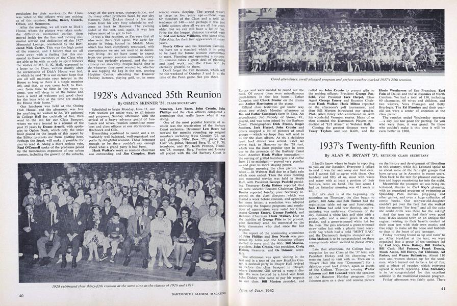 1928's Advanced 35th Reunion