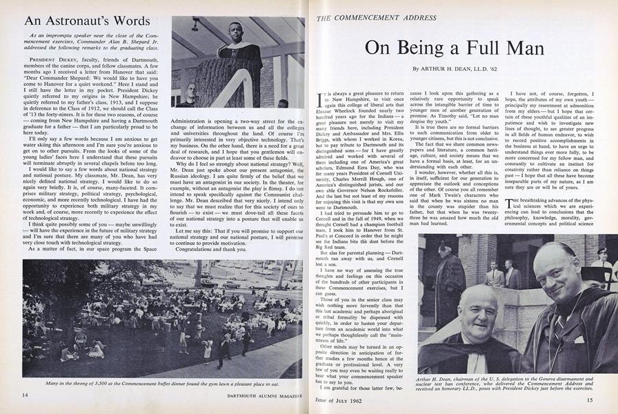 On Being a Full Man