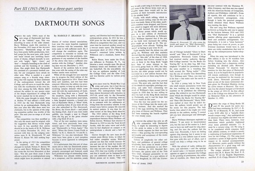 DARTMOUTH SONGS