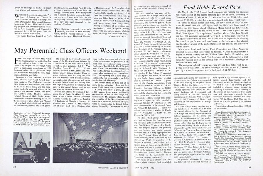 May Perennial: Class Officers Weekend