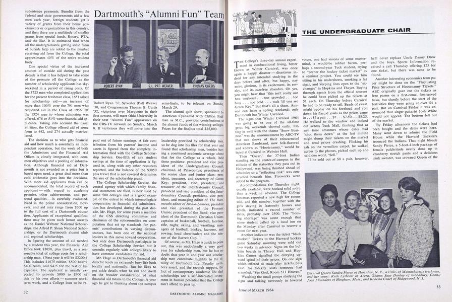 THE UNDERGRADUATE CHAIR