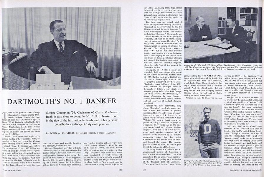 DARTMOUTH'S NO. 1 BANKER