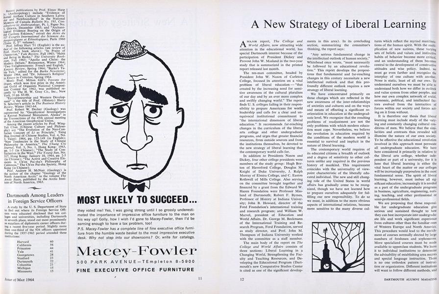 A New Strategy of Liberal Learning