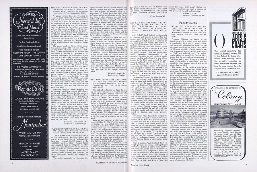 THE SIOUX, Life and Customs of a Warrior Society.