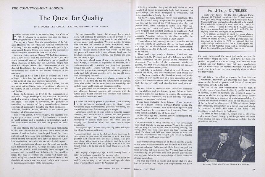 The Quest for Quality