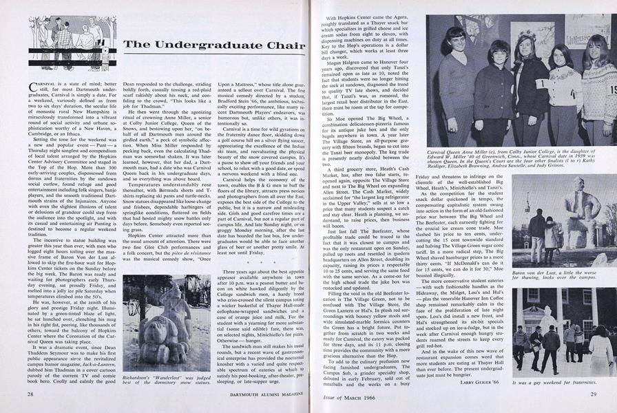The Undergraduate Chair