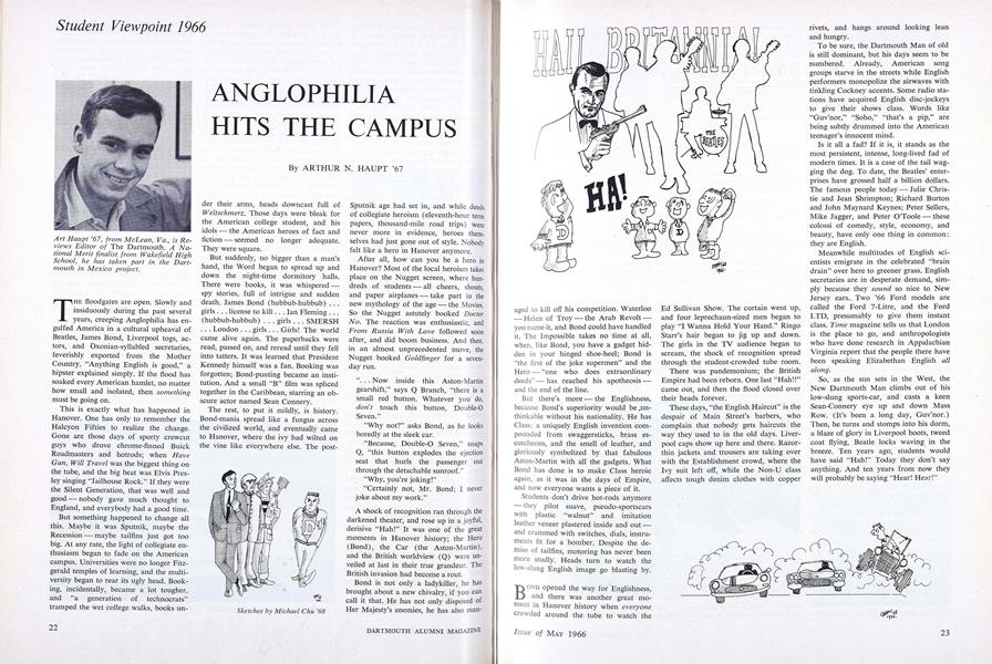 ANGLOPHILIA HITS THE CAMPUS