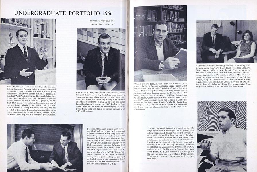 UNDERGRADUATE PORTFOLIO 1966