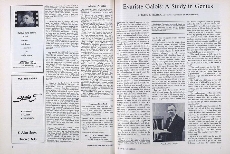 Evariste Galois: A Study in Genius