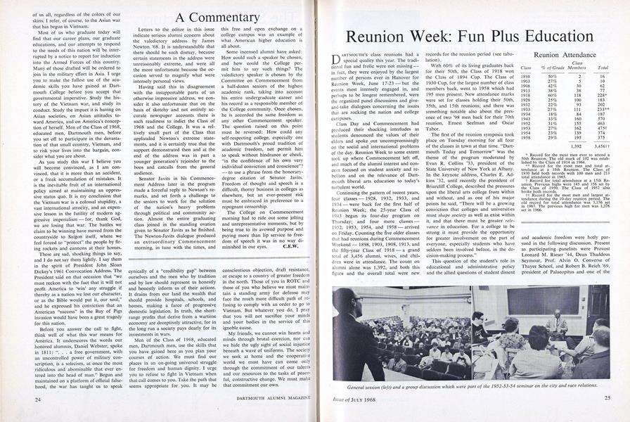 Reunion Week: Fun Plus Education