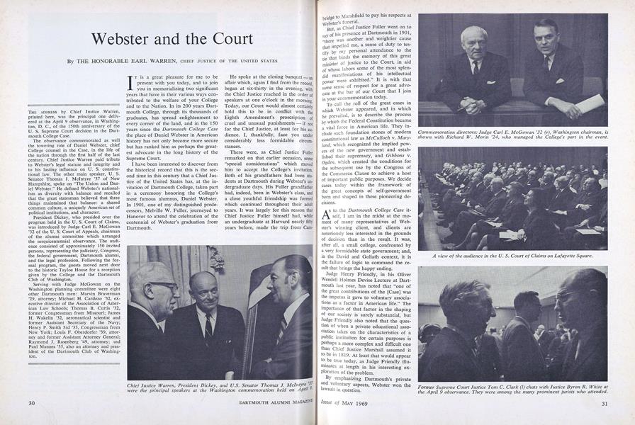 Webster and the Court