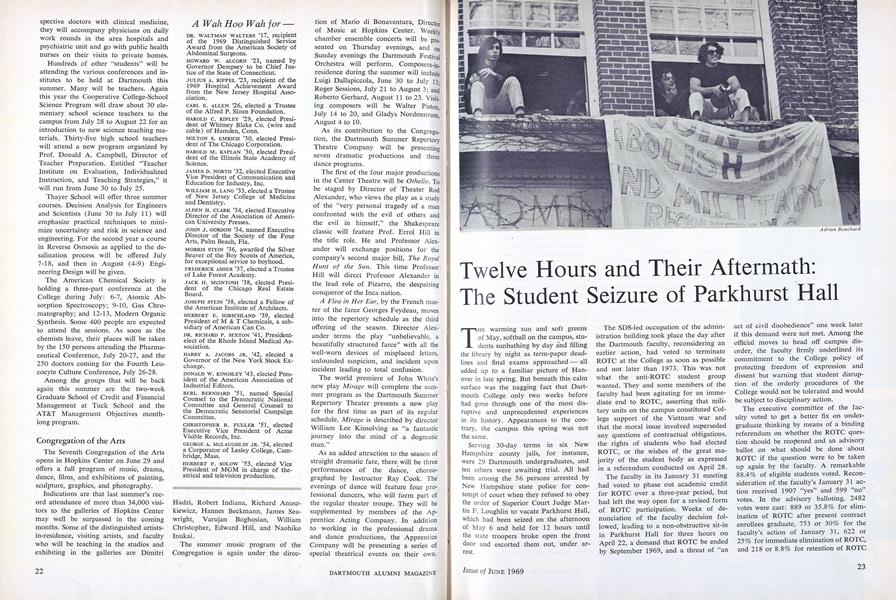 Twelve Hours and Their Aftermath: The Student Seizure of Parkhurst Hall