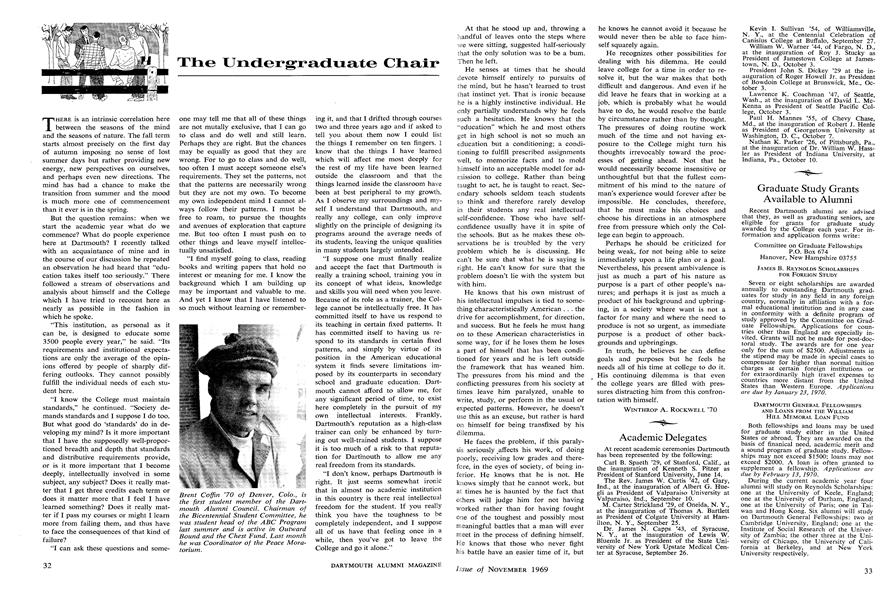 The Undergraduate Chair