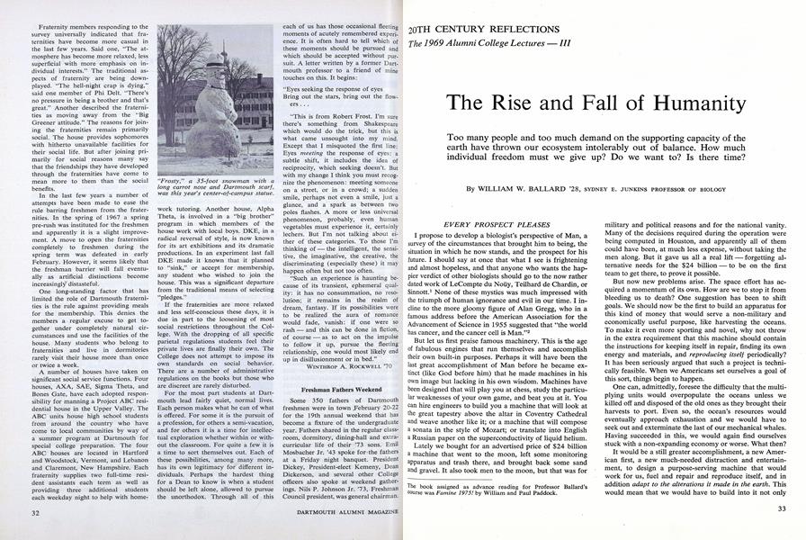 The Rise and Fall of Humanity