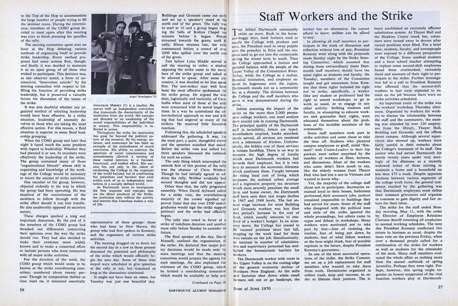 Staff Workers and the Strike