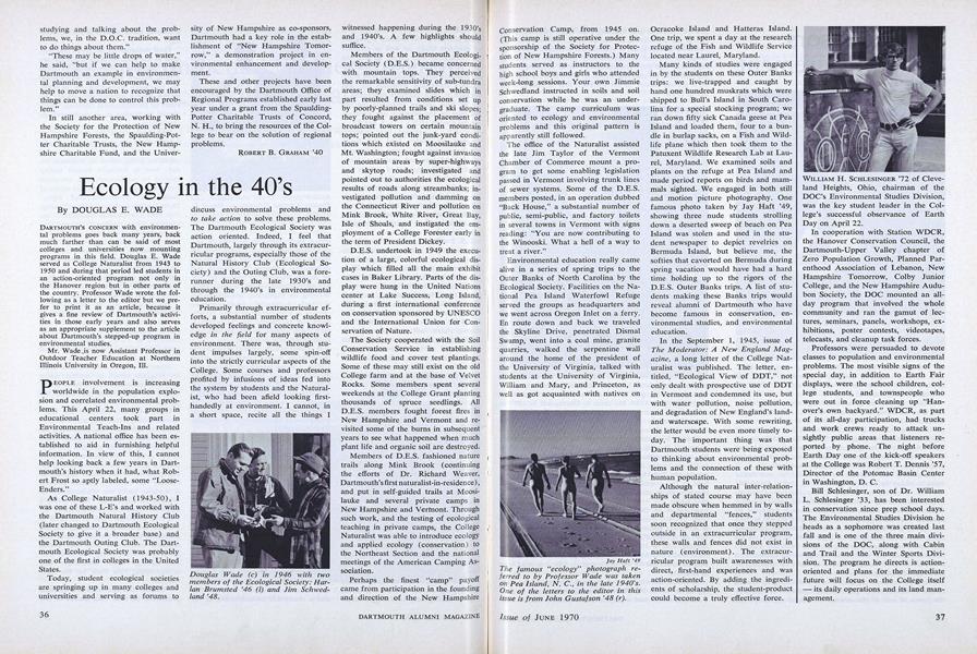 Ecology in the 40's