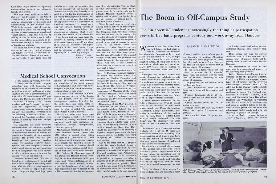 The Boom in Off-Campus Study