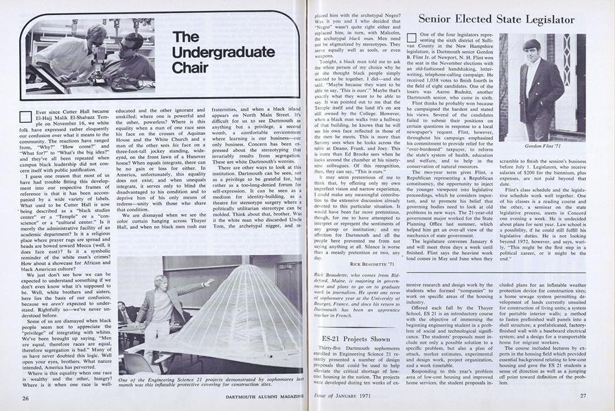 The Undergraduate Chair