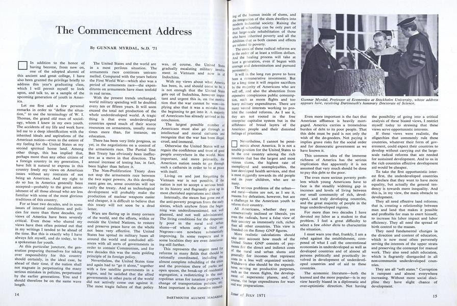 The Commencement Address