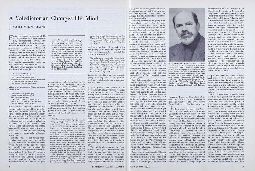 A Valedictorian Changes His Mind