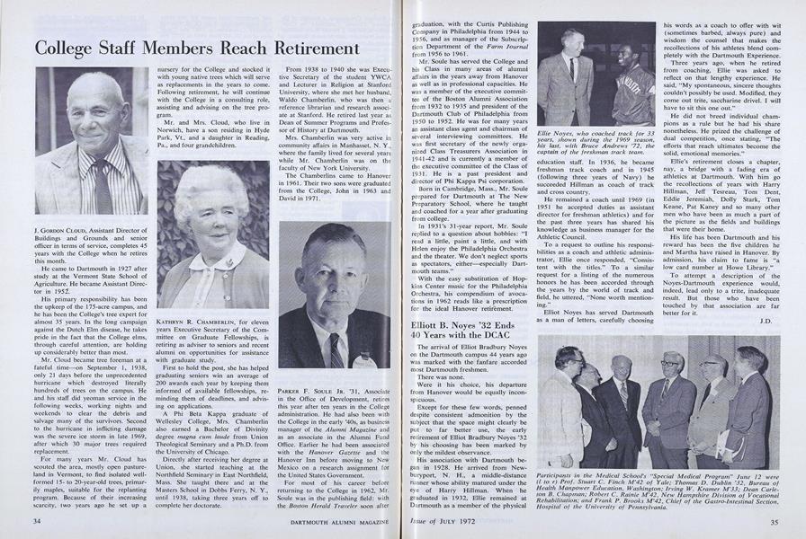 College Staff Members Reach Retirement