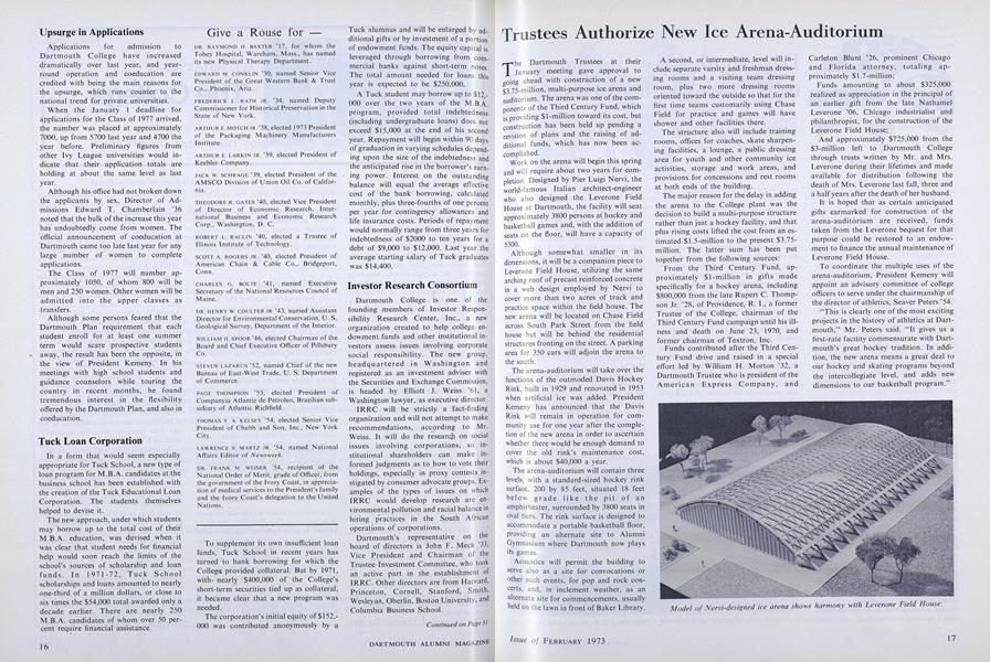 Trustees Authorize New Ice Arena-Auditorium