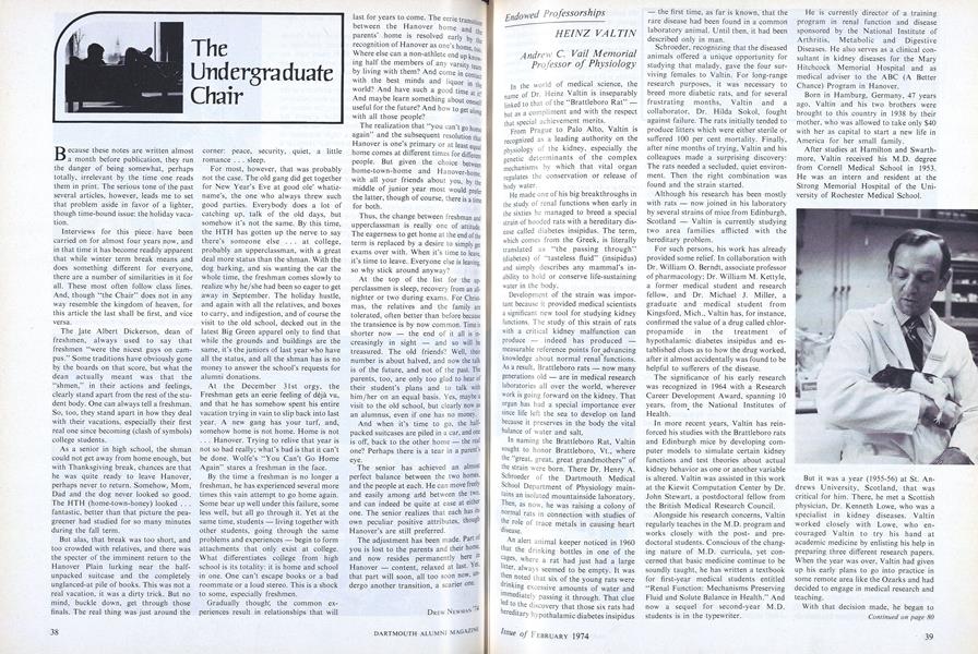 The Undergraduate Chair