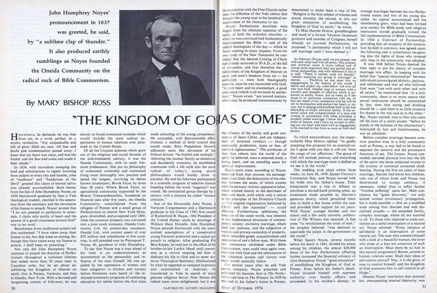 "THE KINGDOM OF GOD HAS COME"