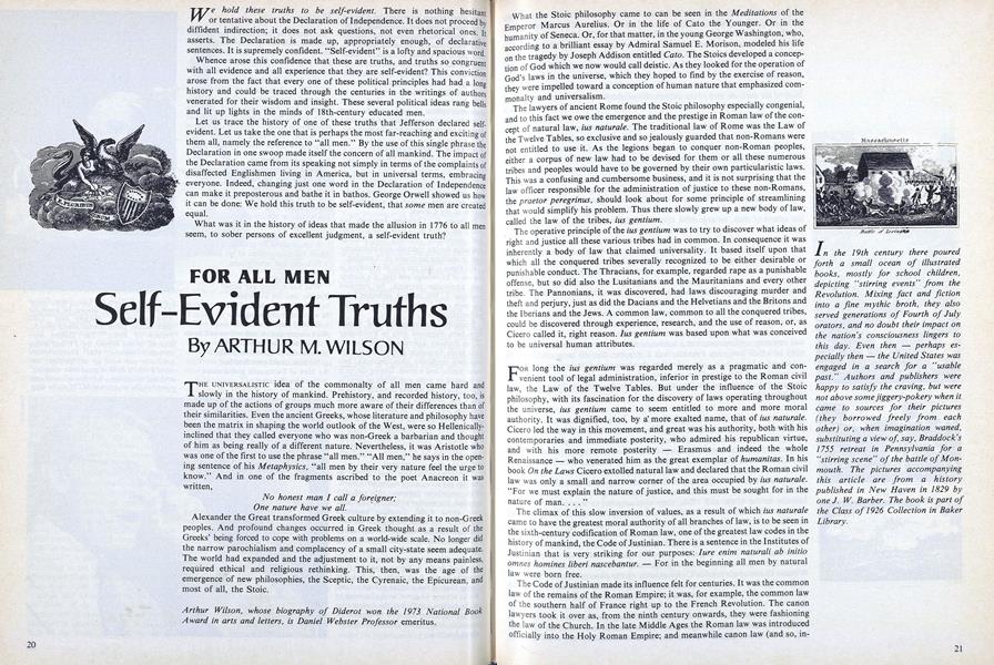 Self-Evident Truths
